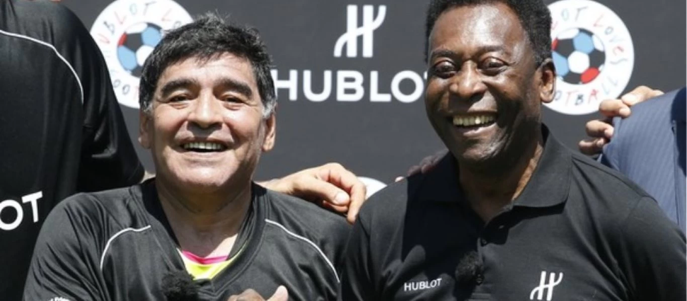 Ο Πελέ έστειλε στεφάνι στην κηδεία του Μαραντόνα - «Ο Θεός σε έκανε ιδιοφυΐα ο κόσμος σου έδωσε την αγάπη του»